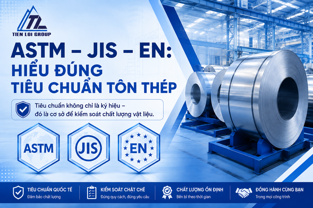 ASTM, JIS, EN LÀ GÌ? CÁCH HIỂU TIÊU CHUẨN TÔN THÉP KHI LỰA CHỌN VẬT LIỆU ?