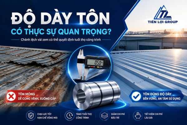 ĐỘ DÀY TÔN ẢNH HƯỞNG THẾ NÀO ĐẾN CHẤT LƯỢNG? NHỮNG ĐIỀU DOANH NGHIỆP CẦN BIẾT?