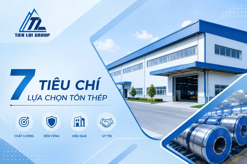 7 TIÊU CHÍ QUAN TRỌNG KHI LỰA CHỌN TÔN THÉP CHO CÔNG TRÌNH