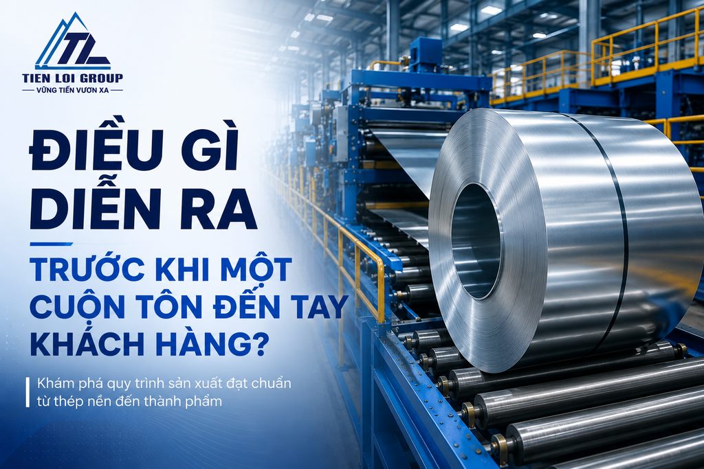 ĐIỀU GÌ DIỄN RA TRƯỚC KHI MỘT CUỘN TÔN ĐẾN TAY KHÁCH HÀNG? HÀNH TRÌNH TẠO NÊN SẢN PHẨM CHẤT LƯỢNG