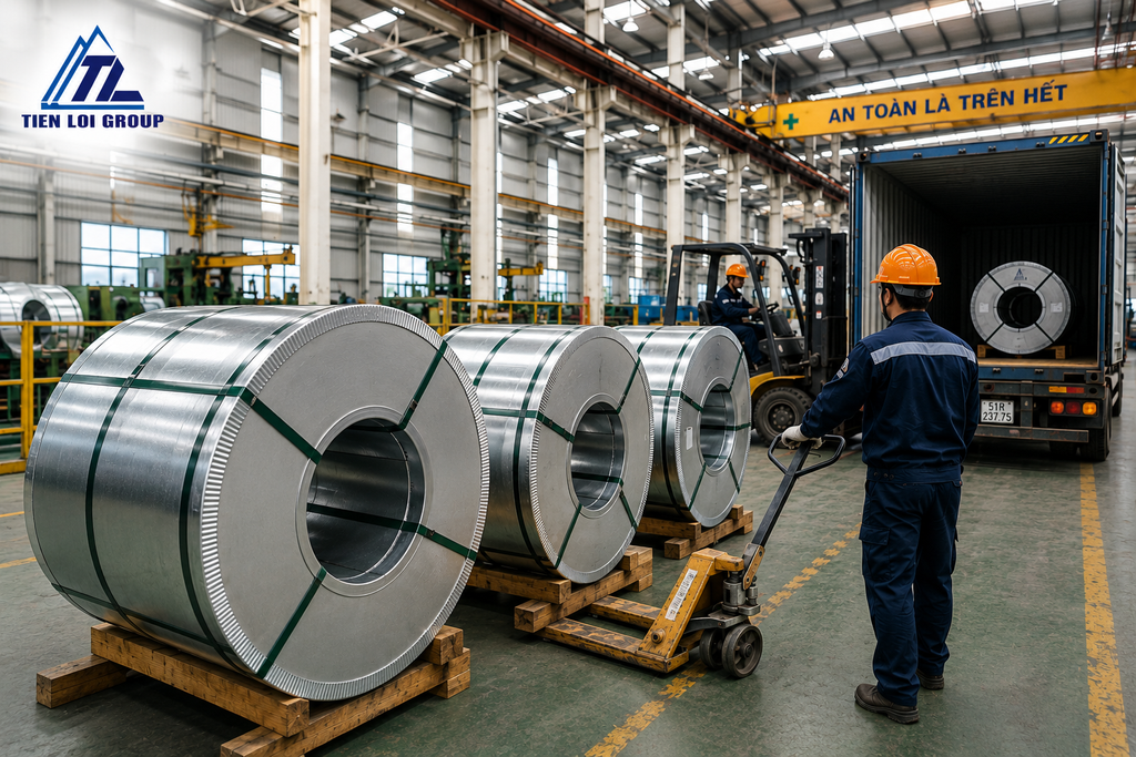 MỘT NGÀY LÀM VIỆC TRONG NHÀ MÁY TIẾN LỢI GROUP - HÀNH TRÌNH TẠO NÊN NHỮNG SẢN PHẨM TÔN THÉP CHẤT LƯỢNG