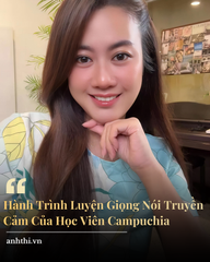 Thanh Âm Không Biên Giới: Hành Trình Luyện Giọng Nói Truyền Cảm Của Học Viên Campuchia