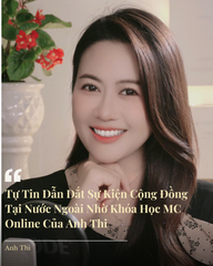 Tự Tin Dẫn Dắt Sự Kiện Cộng Đồng Tại Nước Ngoài Nhờ Khóa Học MC Online Của Anh Thi