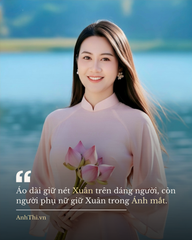 MÙA XUÂN TRONG LÒNG NGƯỜI PHỤ NỮ: KHI TÀ ÁO DÀI VÀ GIỌNG NÓI CHẠM ĐẾN SỰ AN NHIÊN
