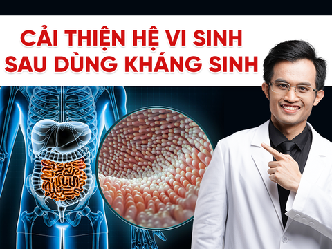 Cách cải thiện hệ vi sinh sau dùng kháng sinh - Bác sĩ Hải giải đáp