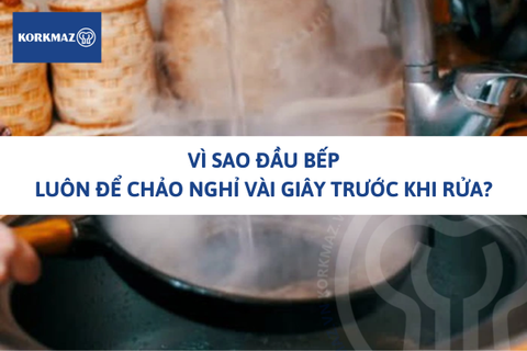 Vì sao đầu bếp luôn để chảo nghỉ vài giây trước khi rửa? Bí quyết giúp nồi chảo bền hàng chục năm