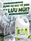 📦 Nhà Máy Thực Phẩm & Đồ Uống – Đang Tìm Nước Rửa Dụng Cụ Không Lưu Mùi?