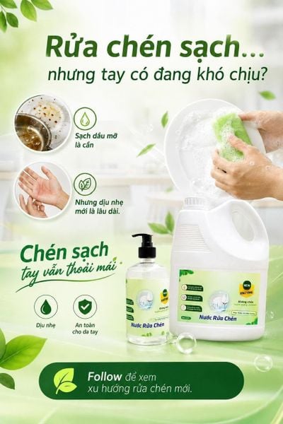 Rửa Chén Sạch… Nhưng Tay Có Đang Khó Chịu?
