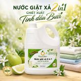 Nước Giặt Xả 2in1 Chiết Xuất Tinh Dầu Bưởi – Cho Quần Áo Thơm Dịu, Cảm Giác Dễ Chịu Mỗi Ngày!