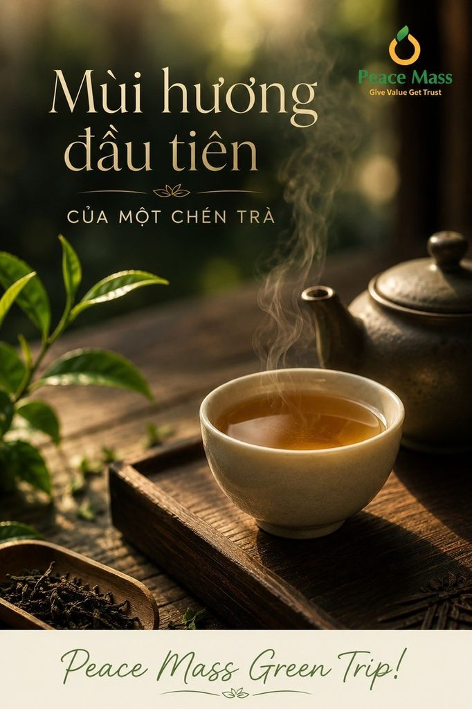 Mùi Hương Đầu Tiên Của Một Chén Trà!