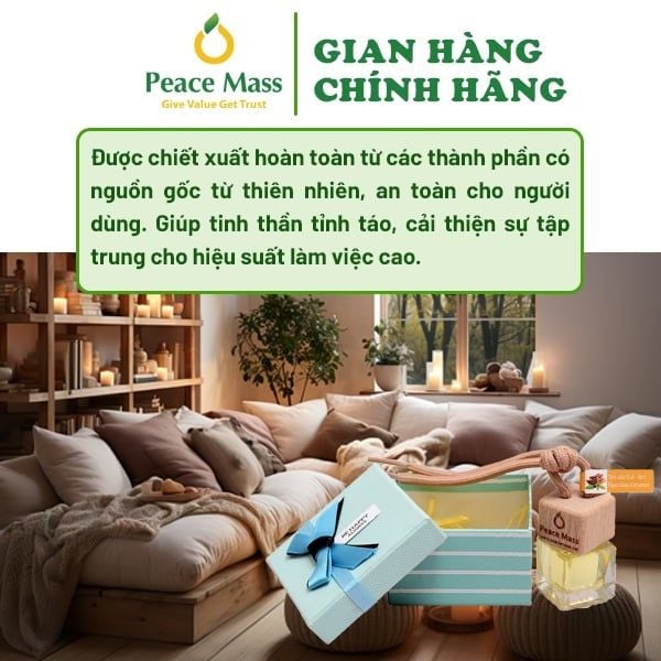 Tinh Dầu Quế 8ml Treo Xe – Treo Tủ - Khử Mùi Tự Nhiên