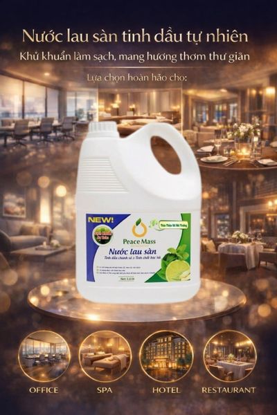 Nước Lau Sàn Tinh Dầu Tự Nhiên Chuẩn Chăm Sóc Không Gian Sang Trọng