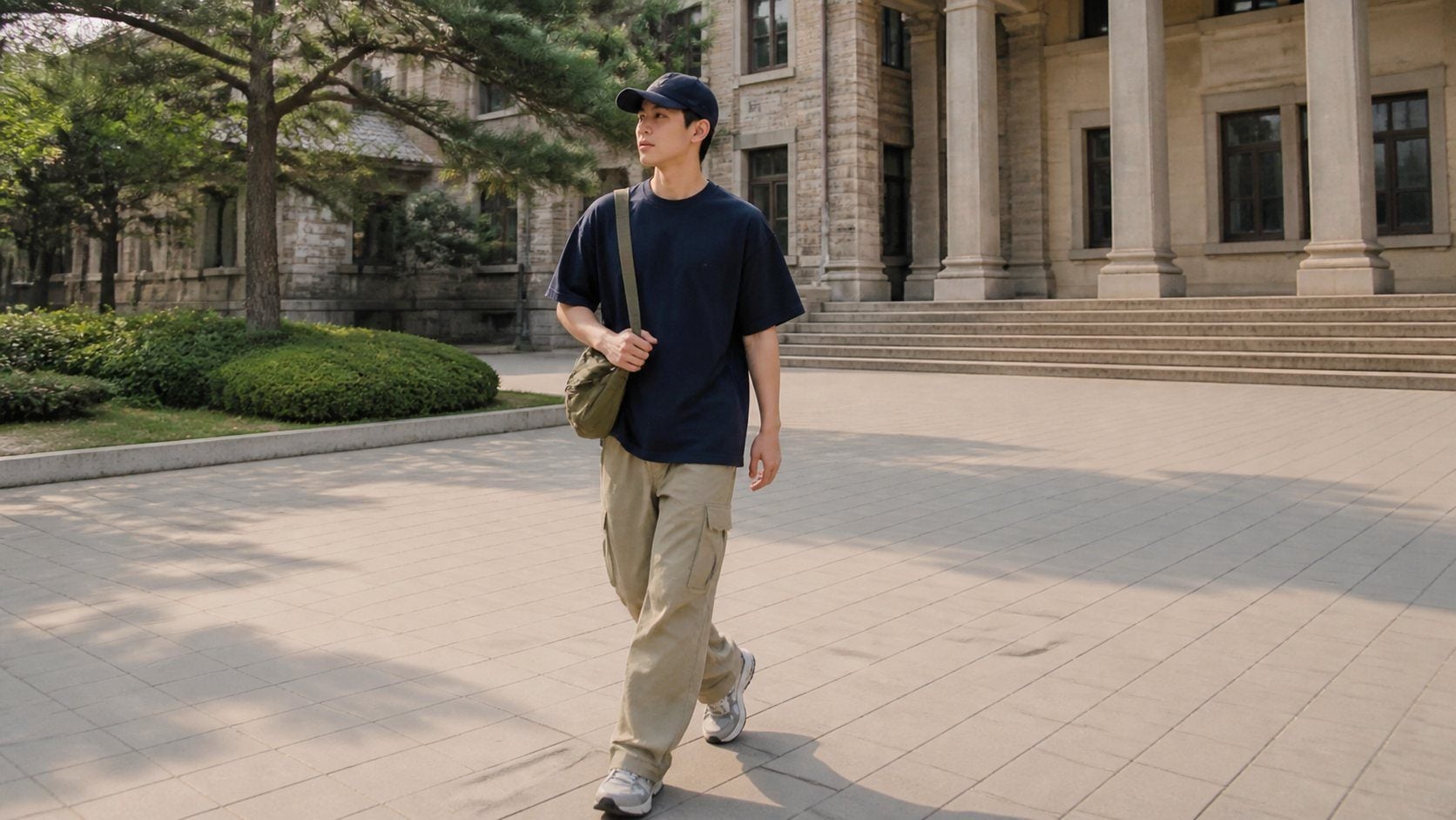 Phối đồ streetwear thoải mái để đi học và di chuyển hằng ngày