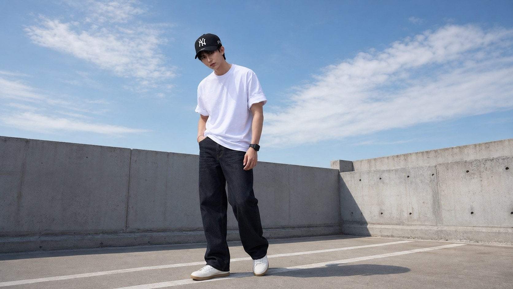 Nón bóng chày MLB làm món chủ đạo khi phối đồ streetwear