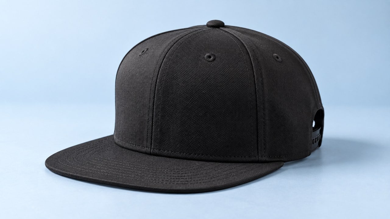 Nón chóp đứng với một lưỡi phẳng, cấu tạo snapback được xác nhận