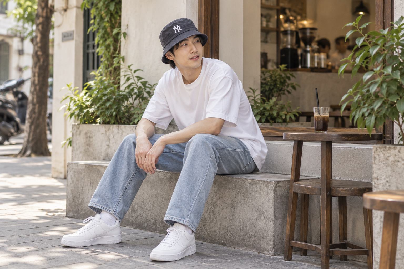 Mũ bucket khác mũ lưỡi trai ở phom và vành