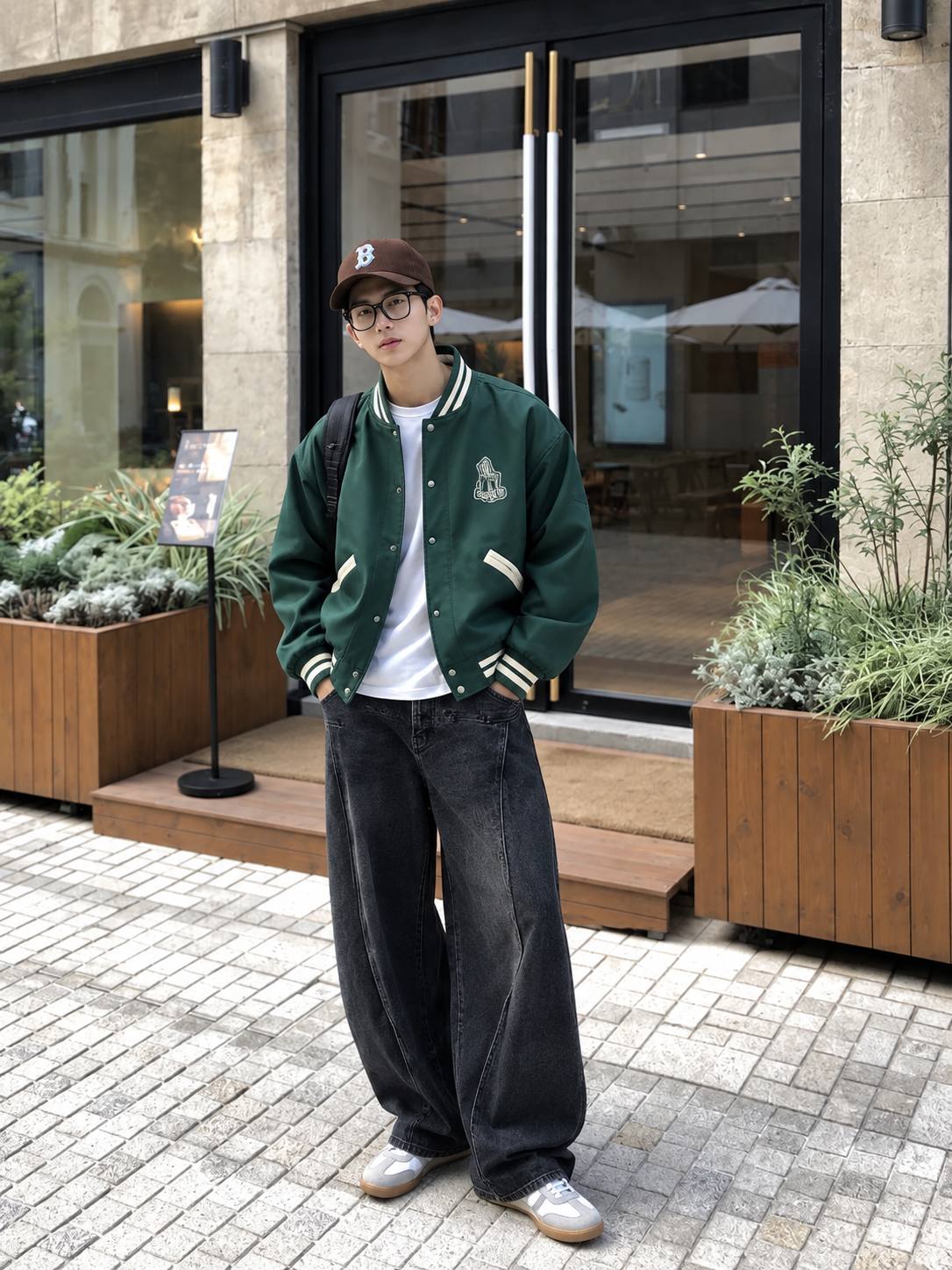 Logo và màu sắc tạo điểm nhận diện theo tinh thần MLB streetwear