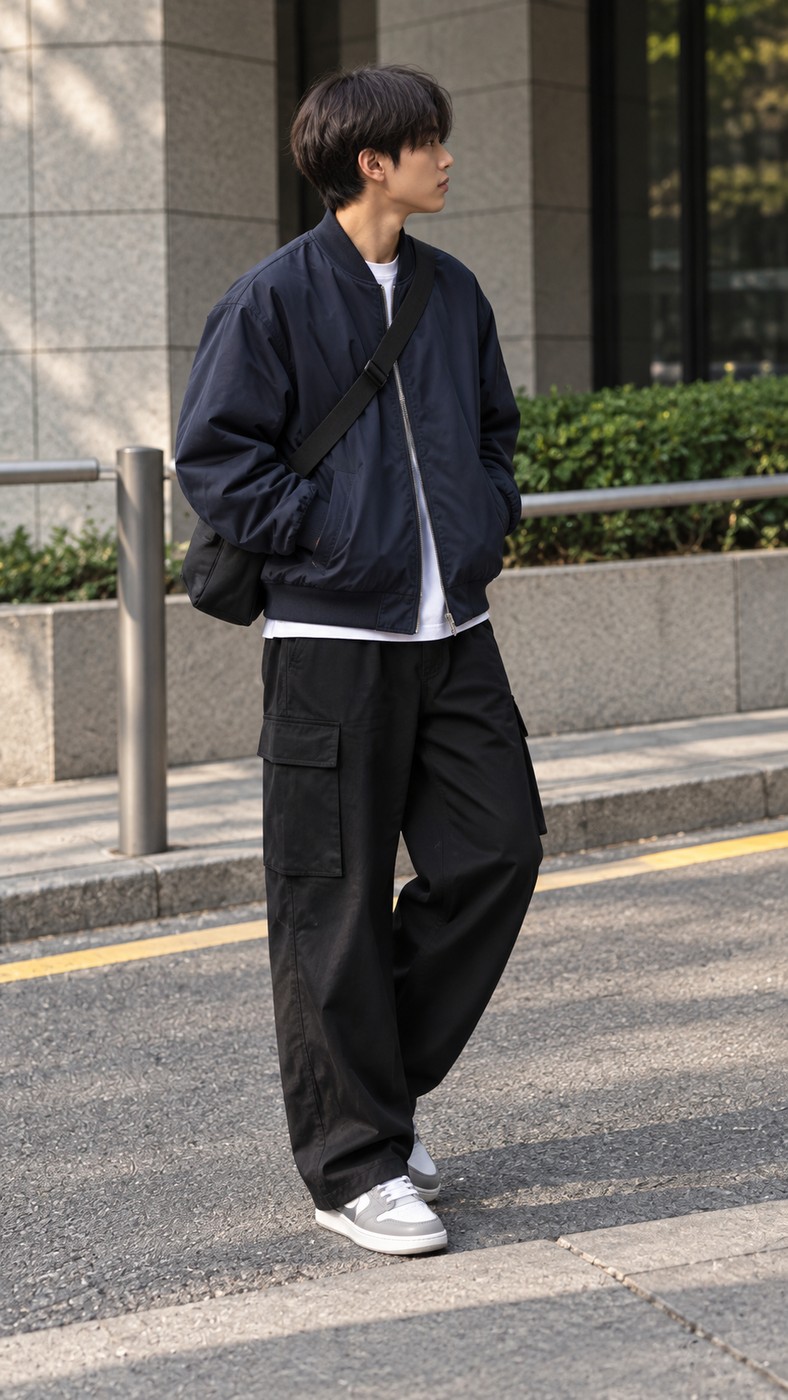Chọn độ dài và độ rộng áo bomber