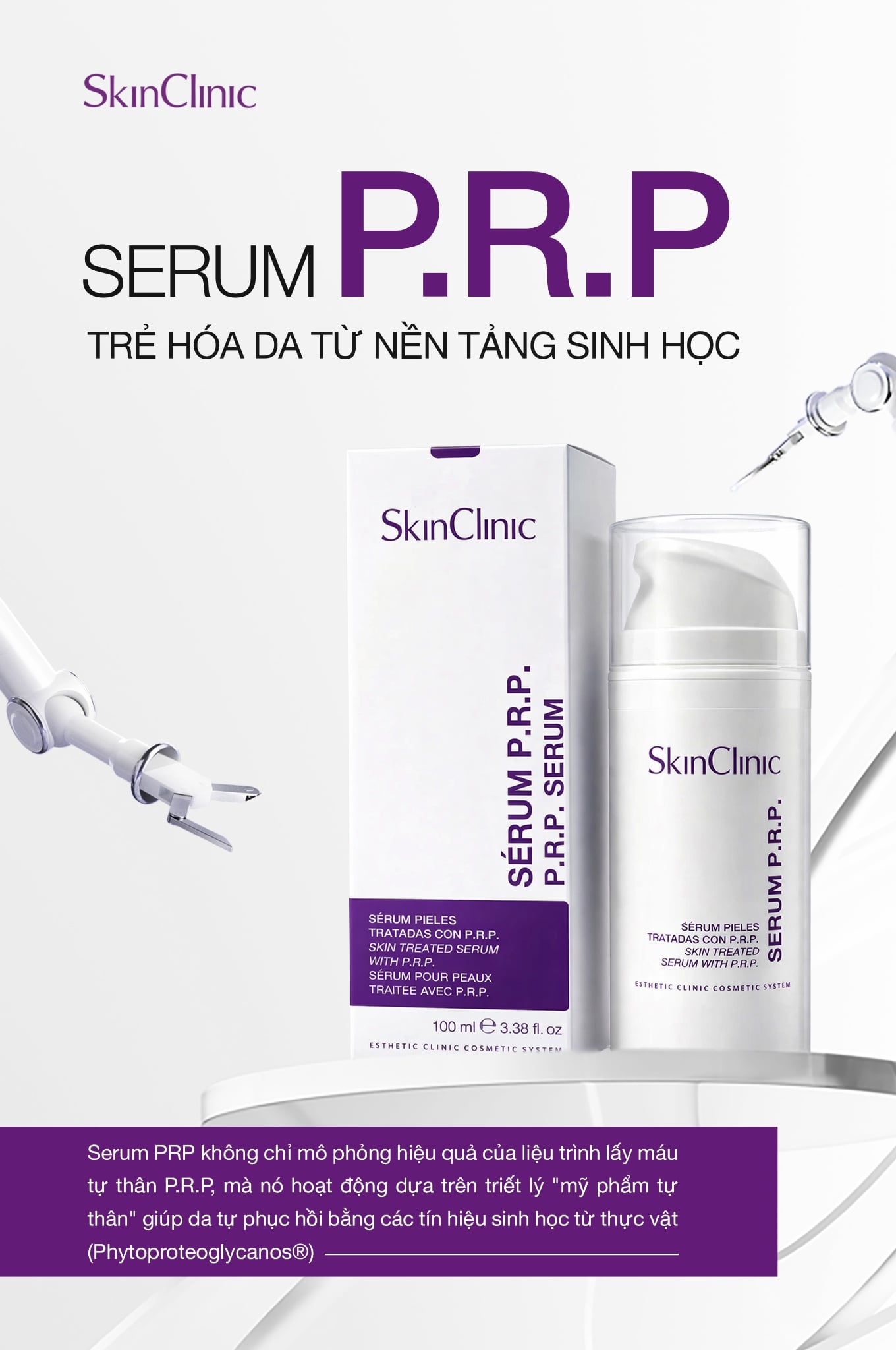 [THÔNG BÁO] DIỆN MẠO MỚI – TẦM CAO MỚI: SERUM P.R.P CHÍNH THỨC NÂNG CẤP BAO BÌ & ĐIỀU CHỈNH GIÁ BÁN
