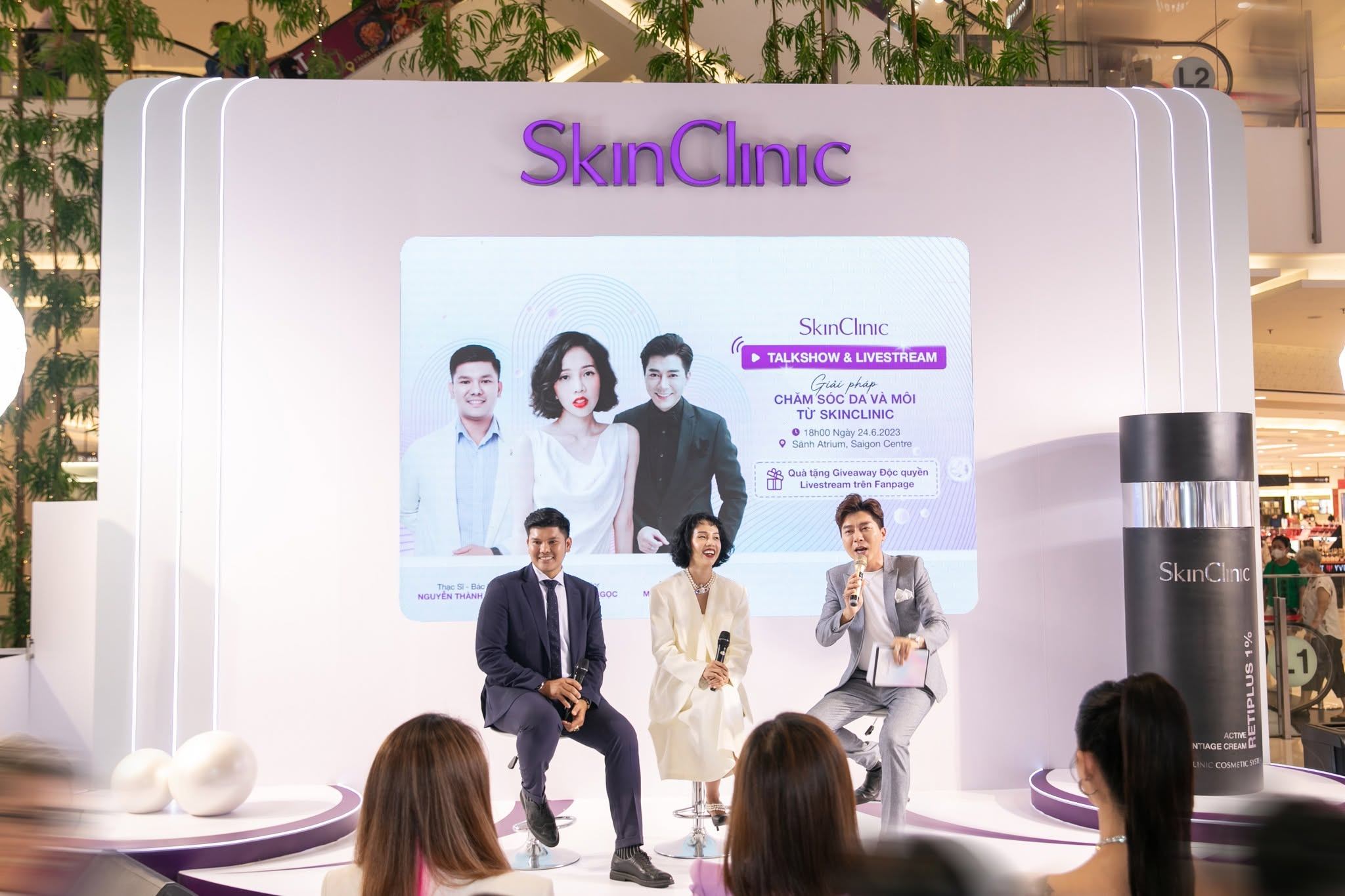 SỰ KIỆN SẢN PHẨM GIẢI PHÁP CHĂM SÓC DA VÀ MÔI TỪ SKINCLINIC