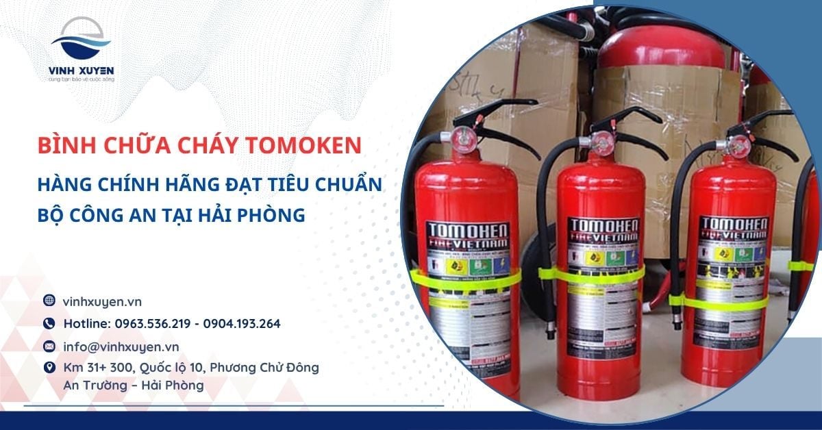 Mua bình chữa cháy Tomoken chính hãng tại Hải Phòng, có kiểm định