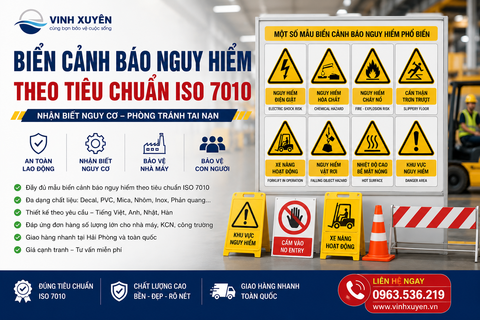 Các loại biển cảnh báo nguy hiểm cho nhà máy và công trường