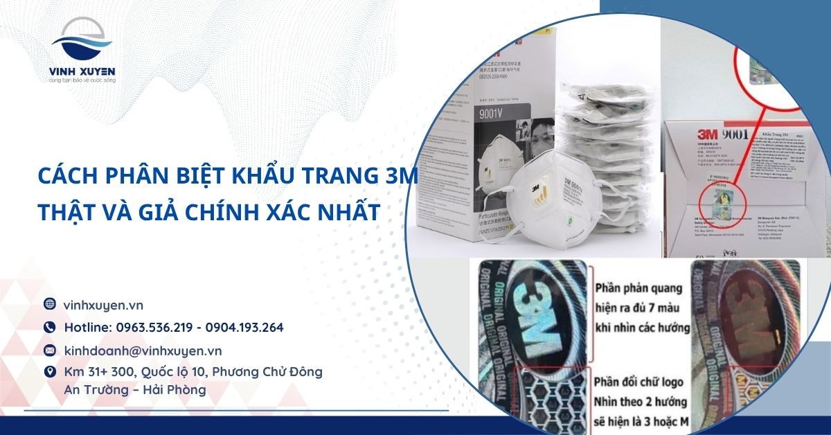 Cách Phân Biệt Khẩu Trang 3M Thật Và Giả Chính Xác Nhất