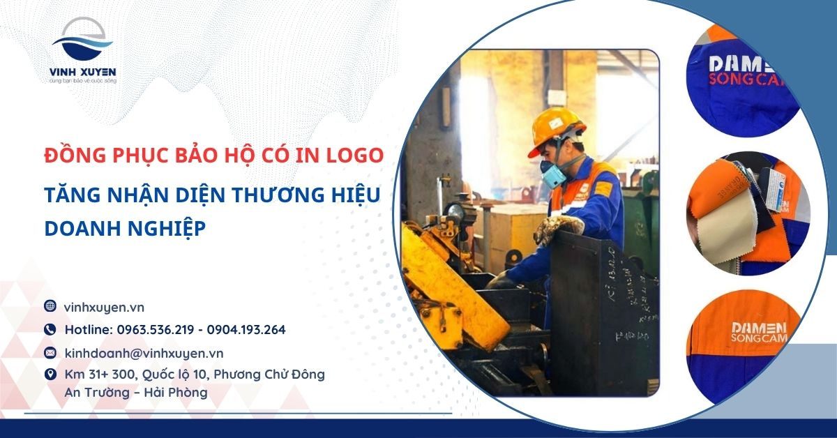 Đồng phục bảo hộ có in logo – Tăng nhận diện thương hiệu doanh nghiệp