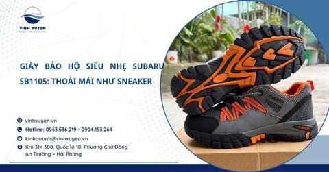 Giày bảo hộ siêu nhẹ Subaru SB1105: Thoải mái như sneaker