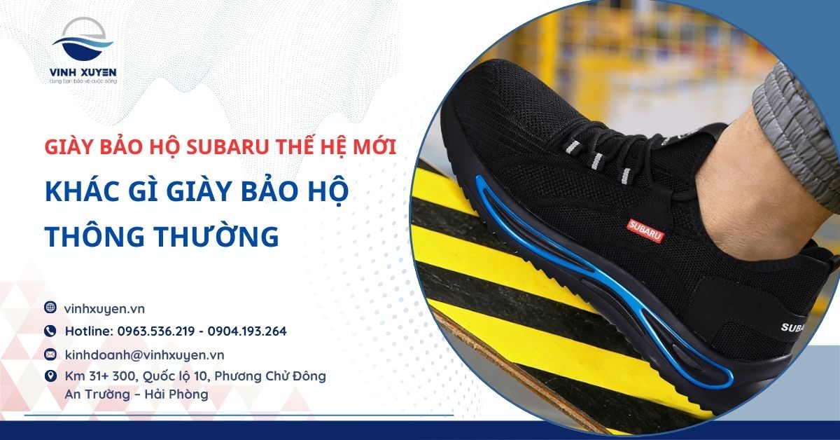 Giày Bảo Hộ Subaru Thế Hệ Mới: Khác Gì Giày Bảo Hộ Thông Thường?