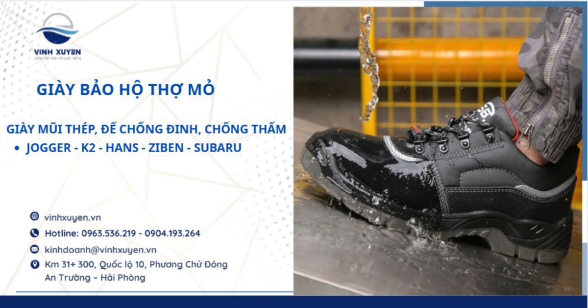 Top giày bảo hộ thợ mỏ: An toàn, chính hãng, giá rẻ tại Quảng Ninh