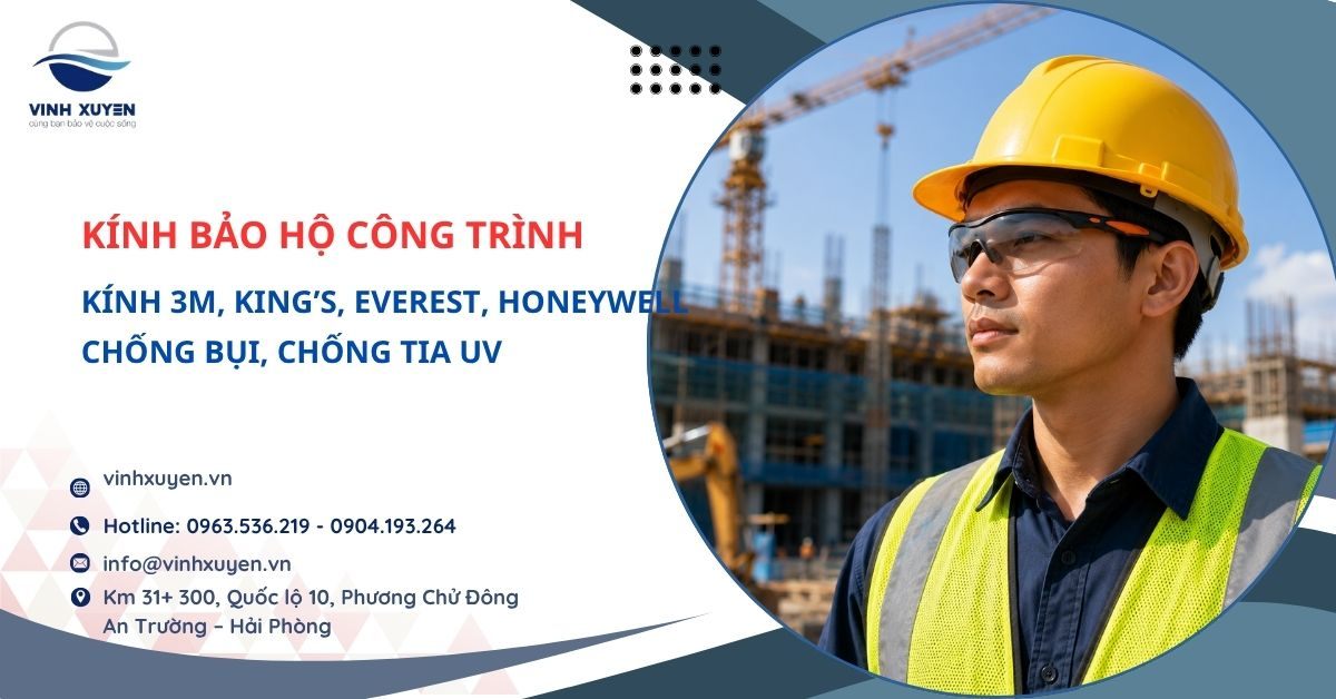 Mua Kính Bảo Hộ Công Trường Chính Hãng: Chống Bụi, Chống Tia UV