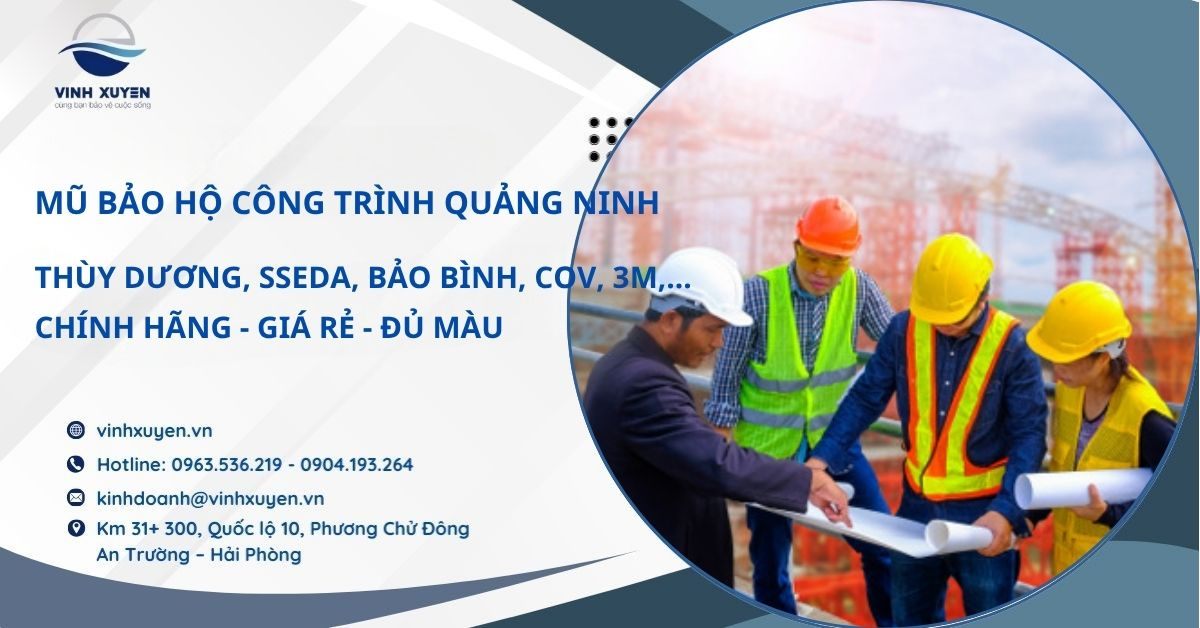 Mũ Bảo Hộ Công Trình Quảng Ninh – Chính Hãng, Giá Rẻ, Đủ Màu