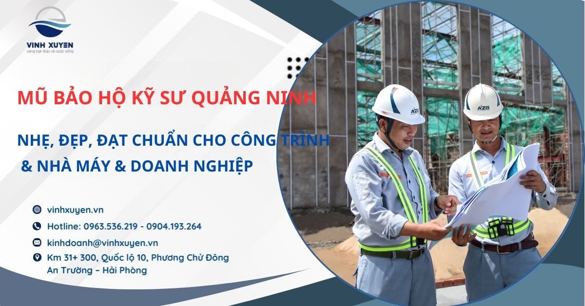 Mũ Bảo Hộ Kỹ Sư Quảng Ninh – Nhẹ, Đẹp, Đạt Chuẩn Cho Công Trình & Nhà Máy