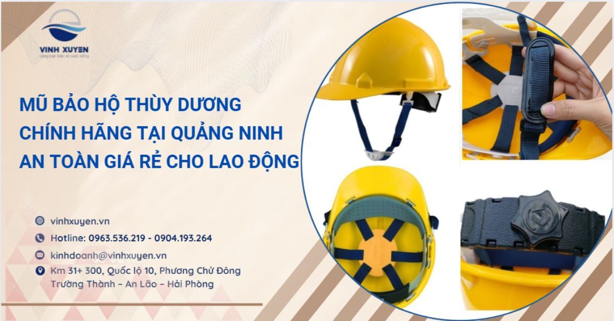 Mũ bảo hộ Thùy Dương chính hãng tại Quảng Ninh - An toàn giá rẻ cho lao động