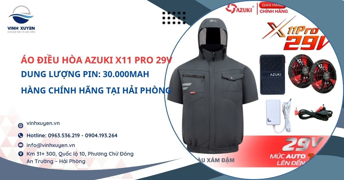 Mua áo điều hòa Azuki X11 Pro 29V: ưu nhược điểm và lưu ý khi mua