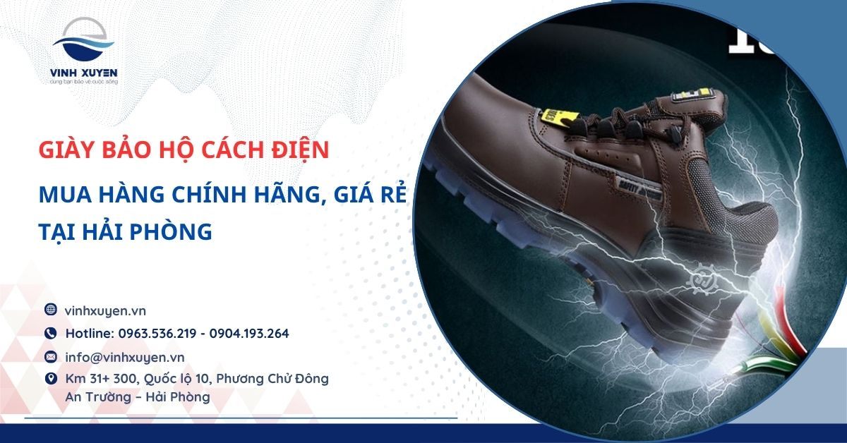 Mua Giày Bảo Hộ Cách Điện Chính Hãng Tại Hải Phòng