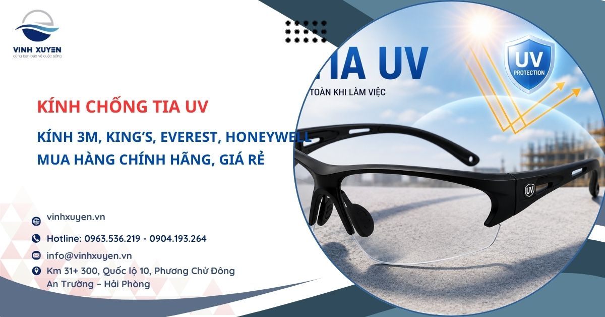 Mua kính chống tia UV chính hãng | Kính 3M, King’s, Everest giá tốt