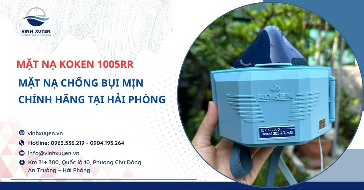 Mua Mặt Nạ Lọc Bụi Mịn Koken 1005RR Chính Hãng Tại Hải Phòng