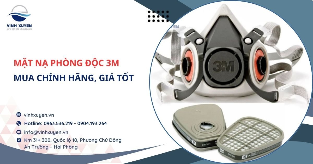Mua Mặt Nạ Phòng Độc 3M Chính Hãng: Chống Khí Độc, Hơi Hóa Chất
