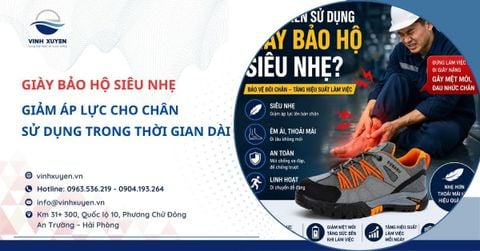 Tại sao nên sử dụng giày bảo hộ siêu nhẹ khi làm việc?