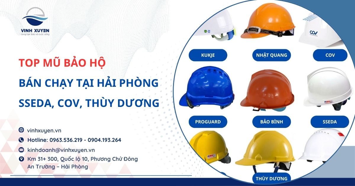 Top Mũ Bảo Hộ Bán Chạy Tại Hải Phòng: Sseda, COV, Thùy Dương