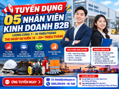 Tuyển Dụng: 05 Nhân Viên Kinh Doanh B2B Hải Phòng