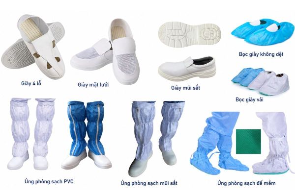Các loại giày phòng sạch chống tính điện