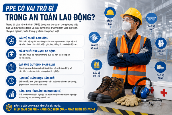 Vai trò của PPE trong an toàn lao động