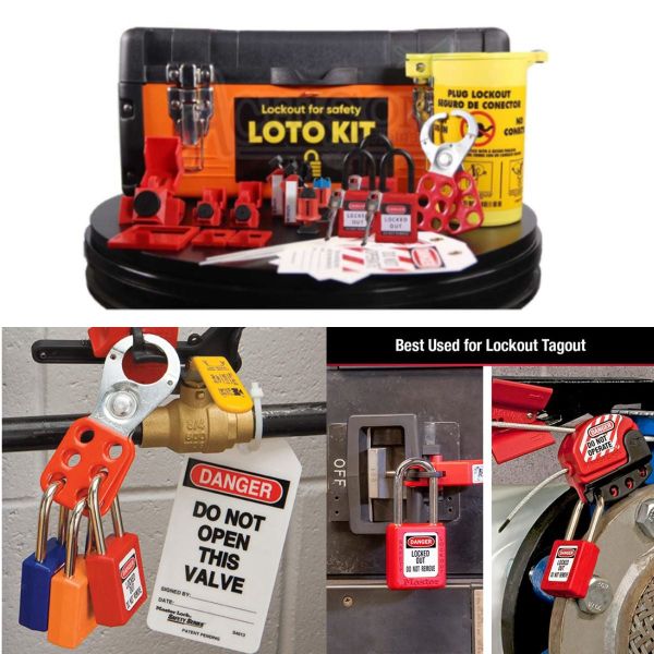 Môi trường sử dụng  khóa Lockout Tagout (LOTO) CB tủ điện Brady