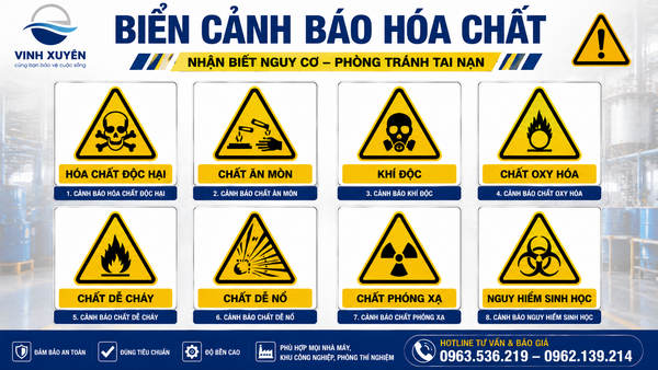 Biển cảnh báo an toàn hóa chất