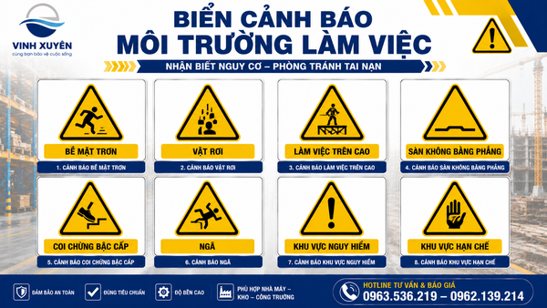 Biển cảnh báo môi trường làm việc