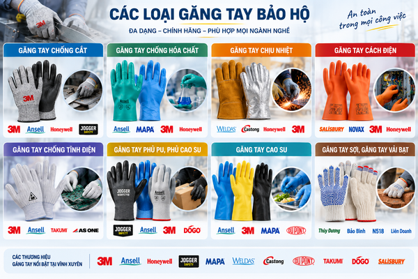 Các loại găng tay bảo hộ lao động