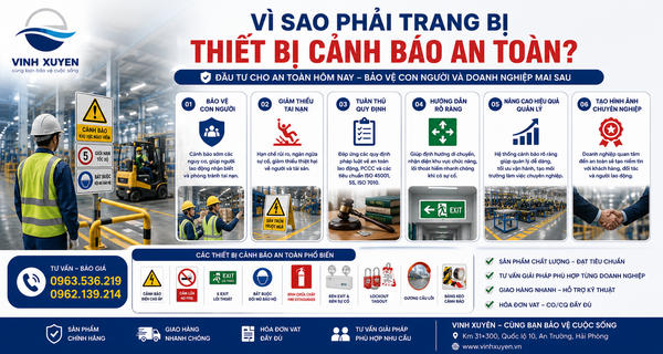 Vì sao cần trang bị các thiết bị cảnh báo chỉ dẫn an toàn